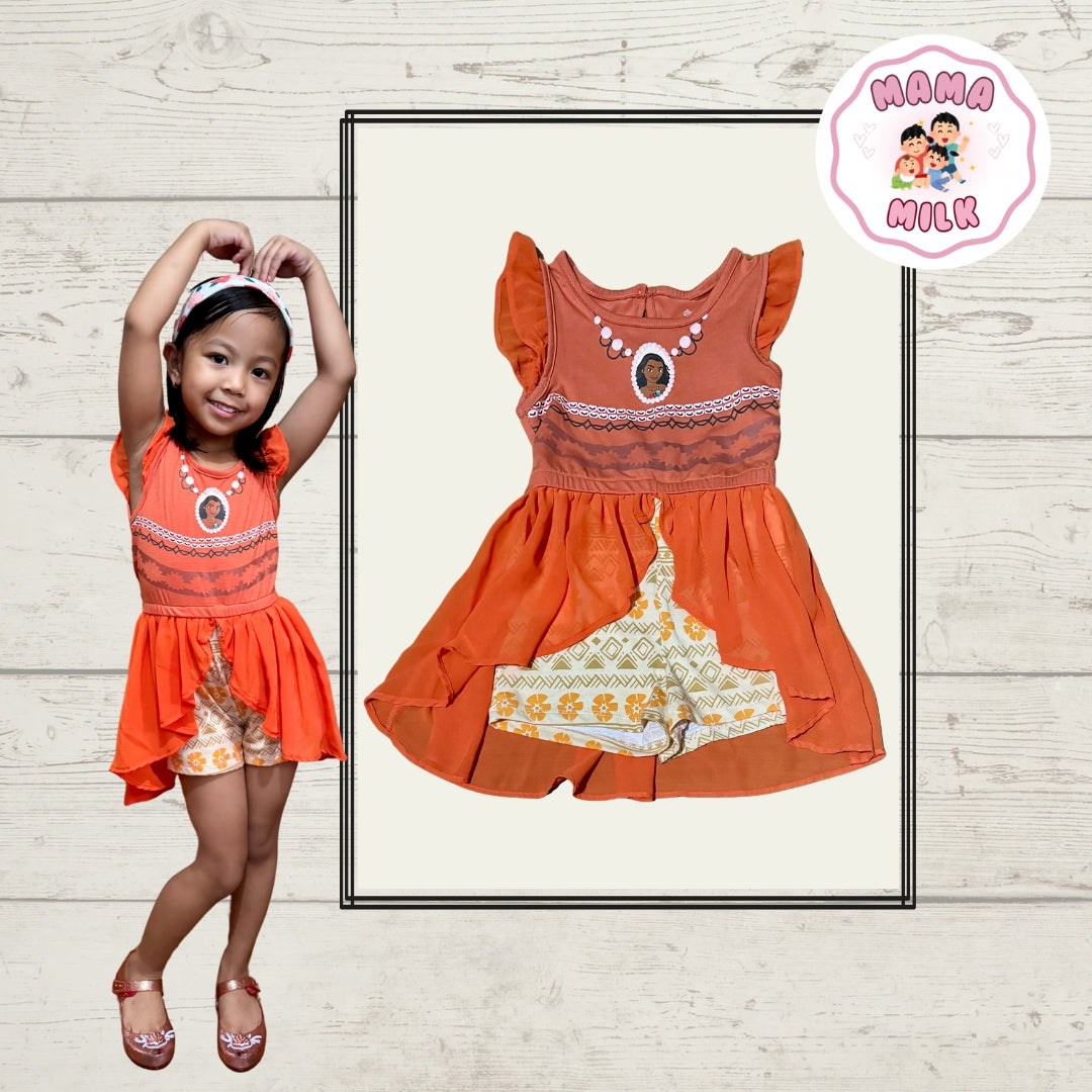 Moana romper with skirt