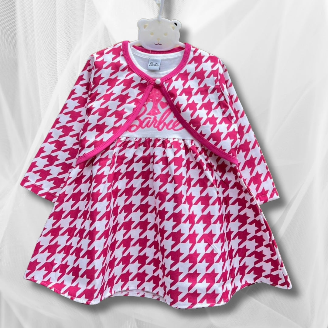 Barbie cardigan dress set