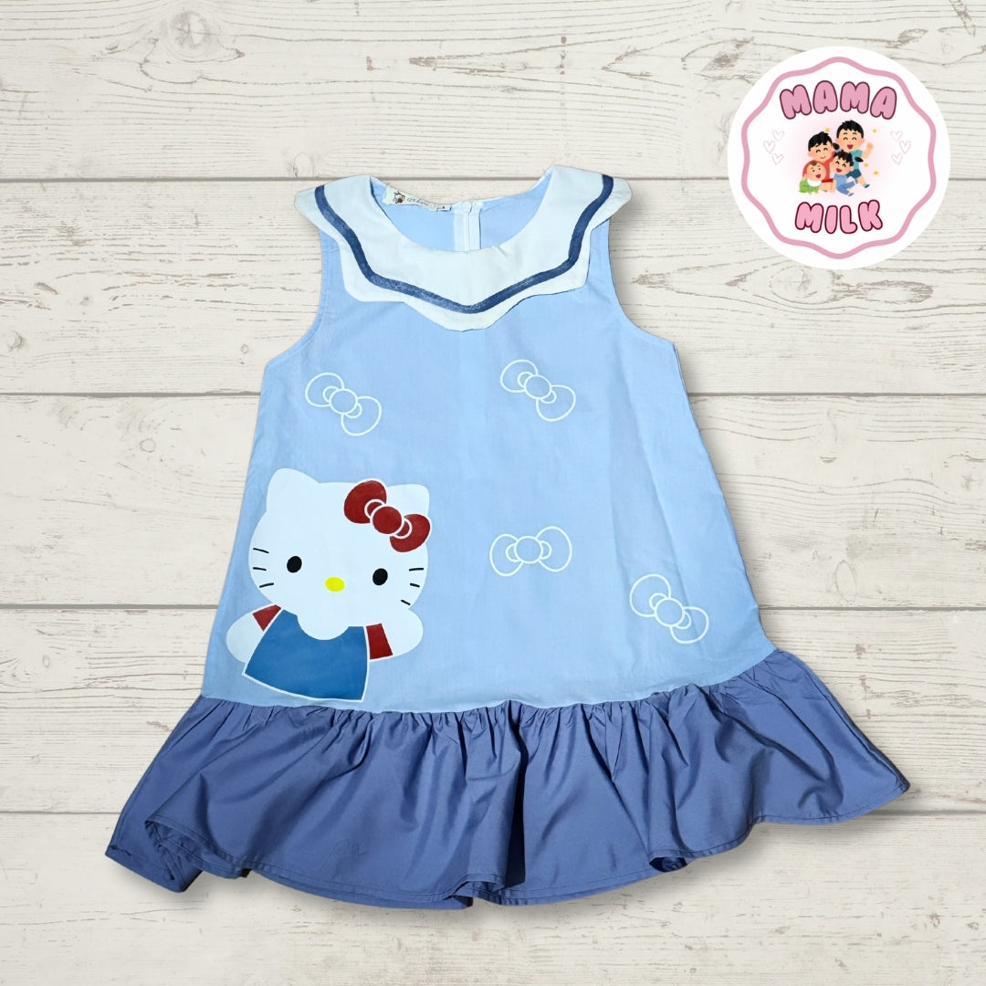 Hello Kitty Blue Sleeveless Dress