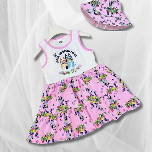 Bluey pink dress